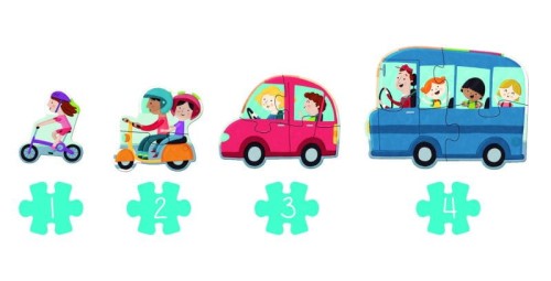 Goula Puzzle XXL Pojazdy 2+ lat
