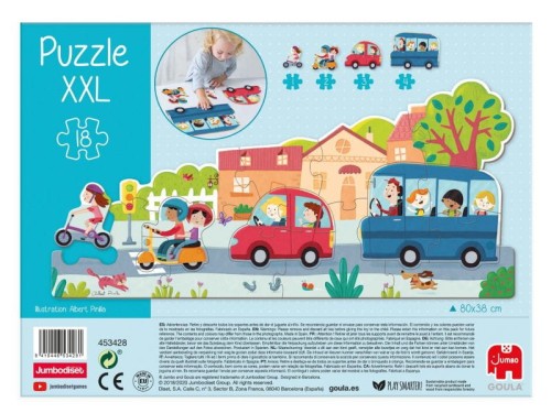 Goula Puzzle XXL Pojazdy 2+ lat