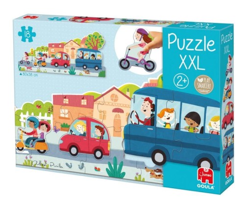 Goula Puzzle XXL Pojazdy 2+ lat