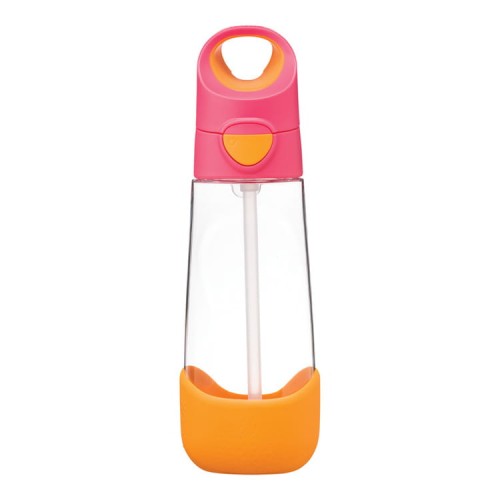 b.box Butelka Tritanowa ze Słomką Strawberry Shake 600 ml
