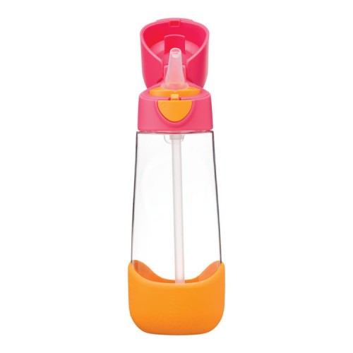 b.box Butelka Tritanowa ze Słomką Strawberry Shake 600 ml