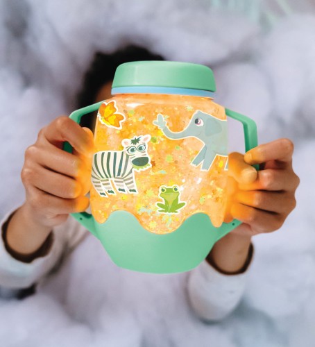 Glo Pals Zestaw Sensoryczny DIY Sensory Jar Zoo 3+ + naklejki gratis