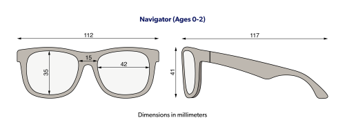 Babiators Navigator Okulary Unicorn Dreams Junior 0-2 lata