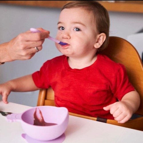 Nana’s Manners Etap 1 – Rozszerzanie Diety zestaw 3 łyżeczek silikonowych