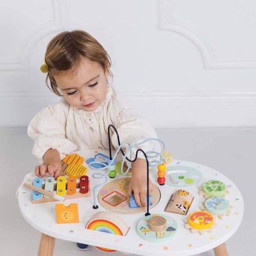 Le Toy Van Stolik Edukacyjny Sensoryczny Drewniany 18m+