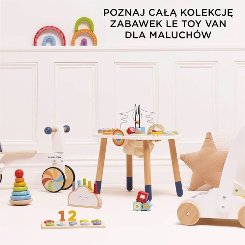 Le Toy Van Stolik Edukacyjny Sensoryczny Drewniany 18m+