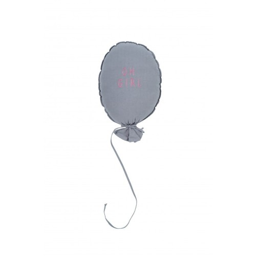 Malomi Poduszka Balon Grey Washed Cotton 40×50 cm