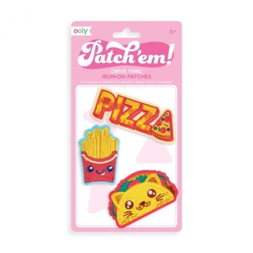 Ooly Naprasowanki Patch Em Fast Food 6+