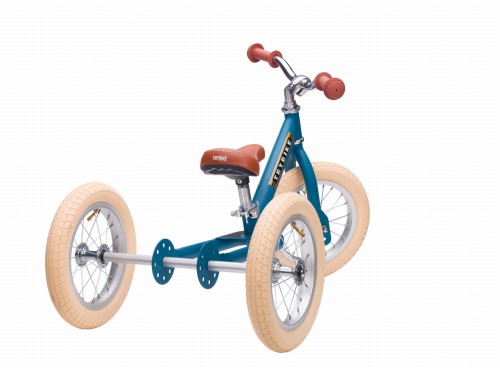 Trybike Pierwszy rowerek trójkołowy dziecięcy biegowy 2w1 niebieski balans 