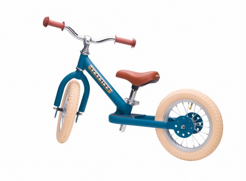 Trybike Pierwszy rowerek trójkołowy dziecięcy biegowy 2w1 niebieski balans 