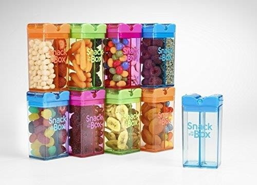 SNACK IN THE BOX Pojemnik na przekąski niebieski