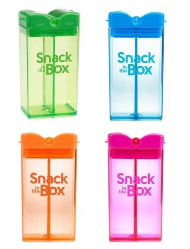 SNACK IN THE BOX Pojemnik na przekąski niebieski