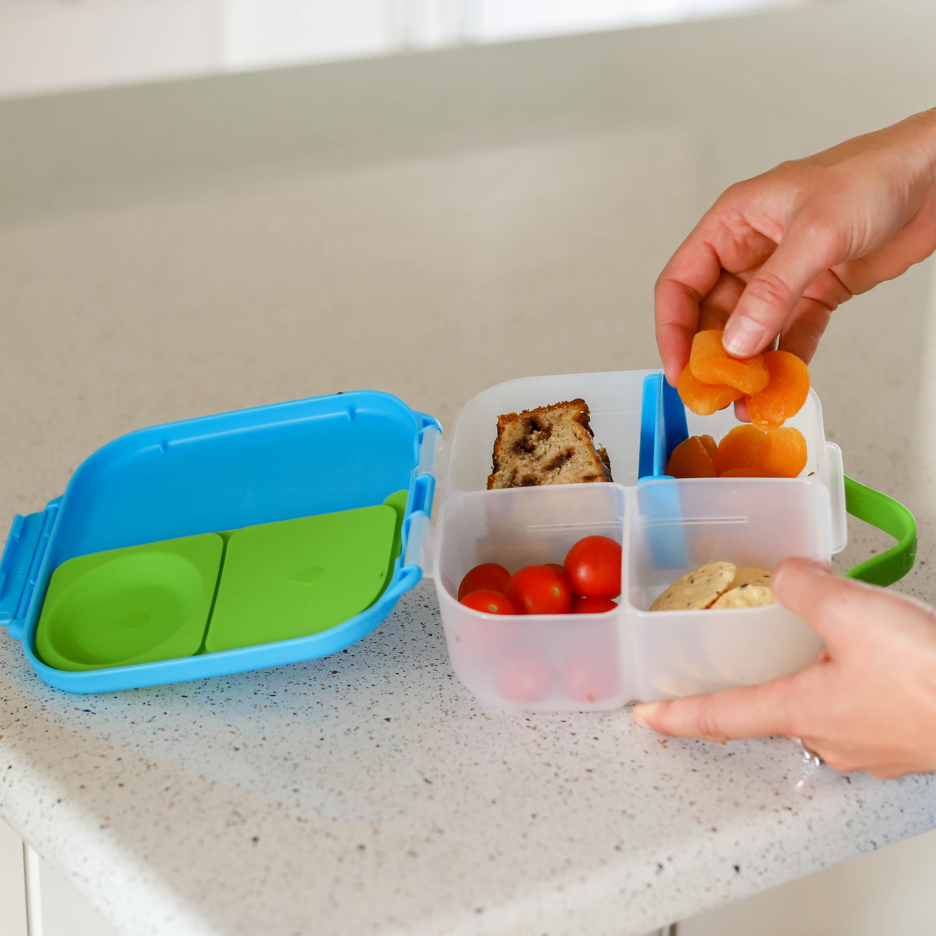 b.box - Mini Lunchbox Blue Slate