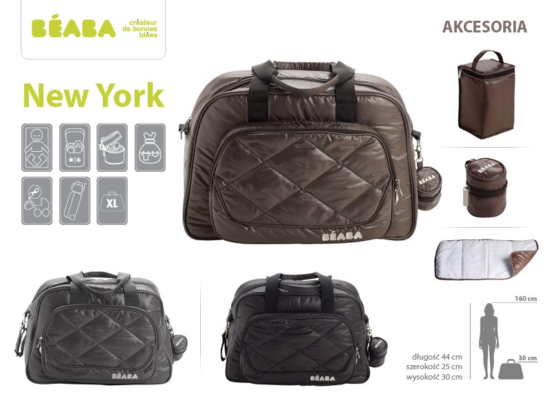 Beaba torba New York Black