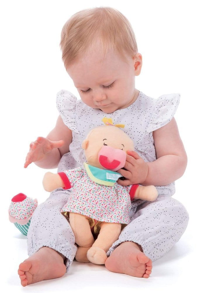 Manhattan Toy Pluszowa lalka pachnąca Wee Baby Stella zestaw urodzinowy 