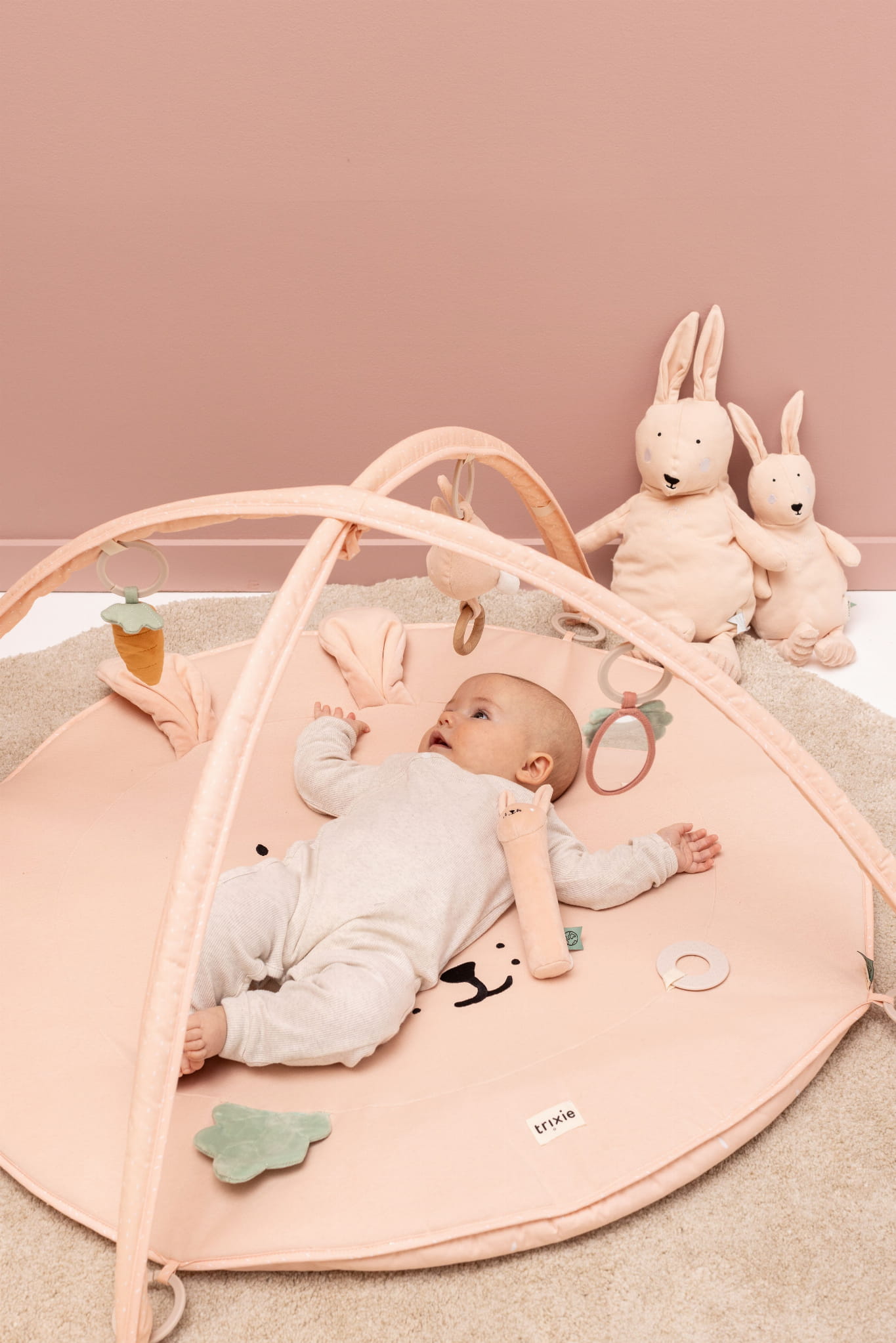 Trixie Baby Mata aktywizująca z pałąkiem - Królik 