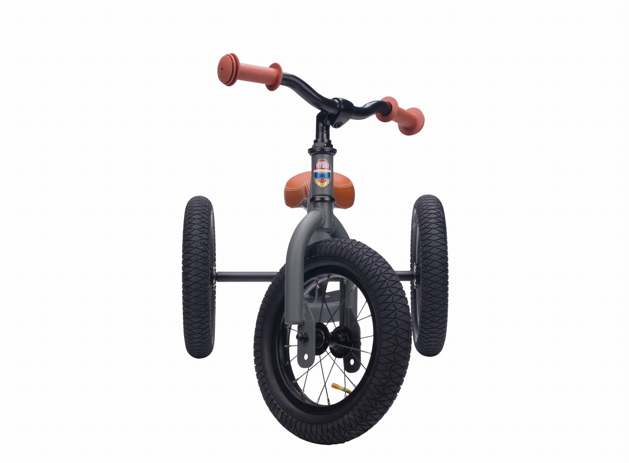 Trybike Pierwszy rowerek trójkołowy dziecięcy biegowy 2w1 szary matowy 