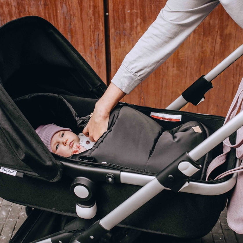 Śpiworek do wózka Robin - czarny, 0-12m