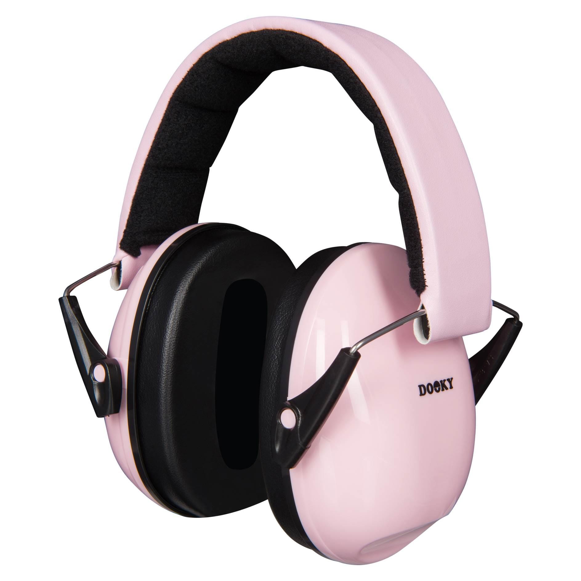 DOOKY  Słuchawki ochronne Junior pink 3+