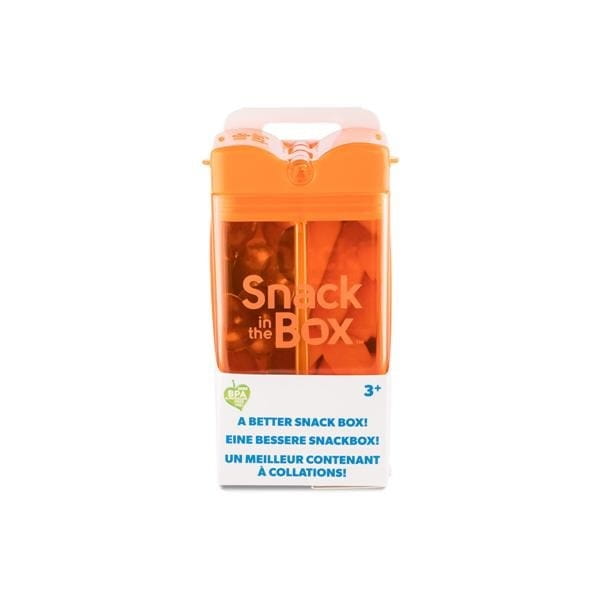 SNACK IN THE BOX Pojemnik na przekąski pomarańczowy