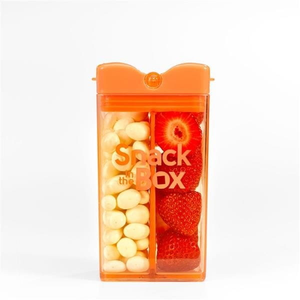 SNACK IN THE BOX Pojemnik na przekąski pomarańczowy