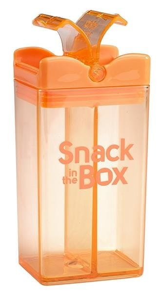 SNACK IN THE BOX Pojemnik na przekąski pomarańczowy