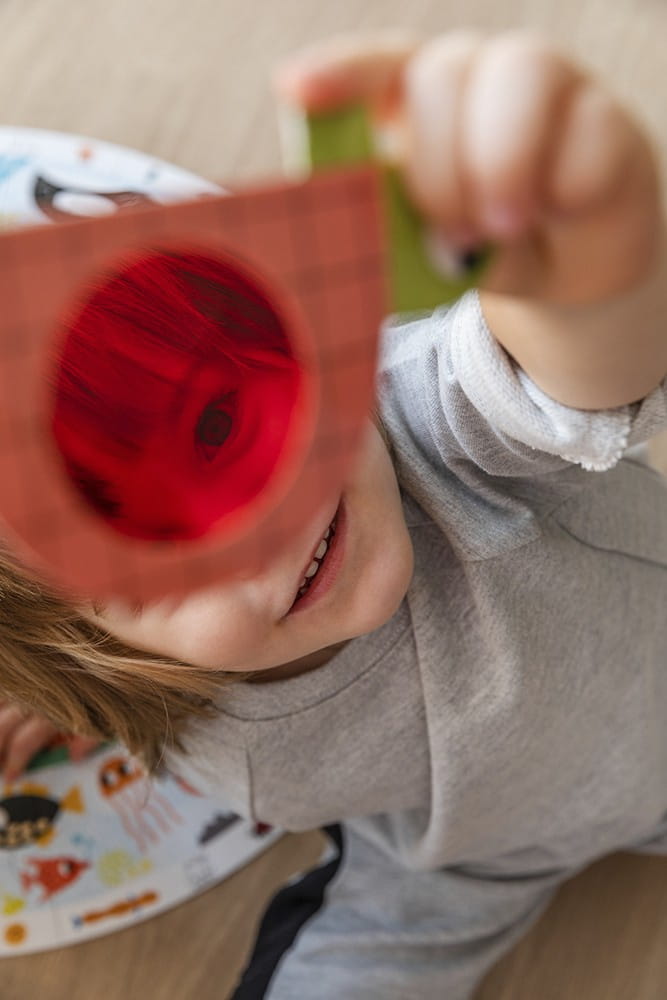Goula Puzzle Okrągłe XXL Odkryj Zwierzęta 2+