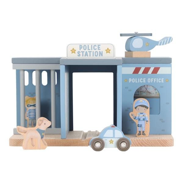Little Dutch Posterunek Policji Drewniany z Figurkami 3+