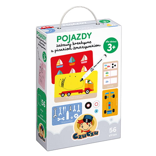 Czuczu Pojazdy Zabawy Kreatywne z Pisakiem 3+