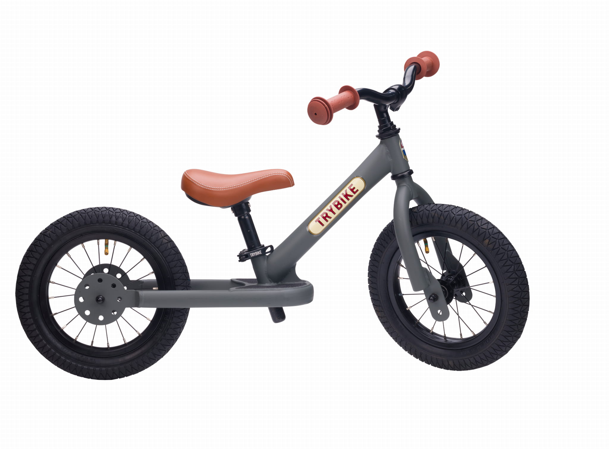 Trybike Rowerek Biegowy Balansujący Szary 15m+ 