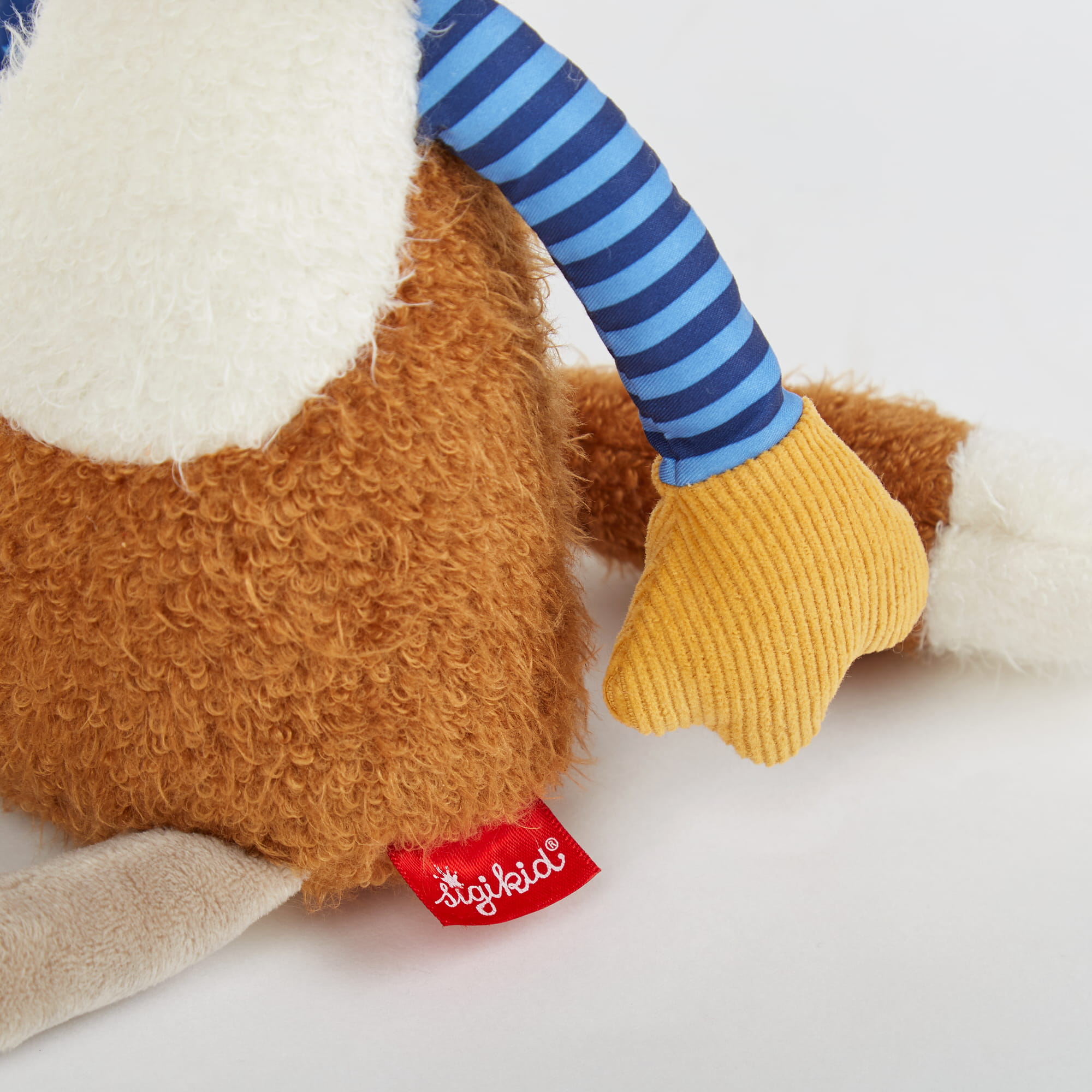 Pierwsza przytulanka Lis – pluszowa, patchworkowa maskotka 39 cm | sigikid