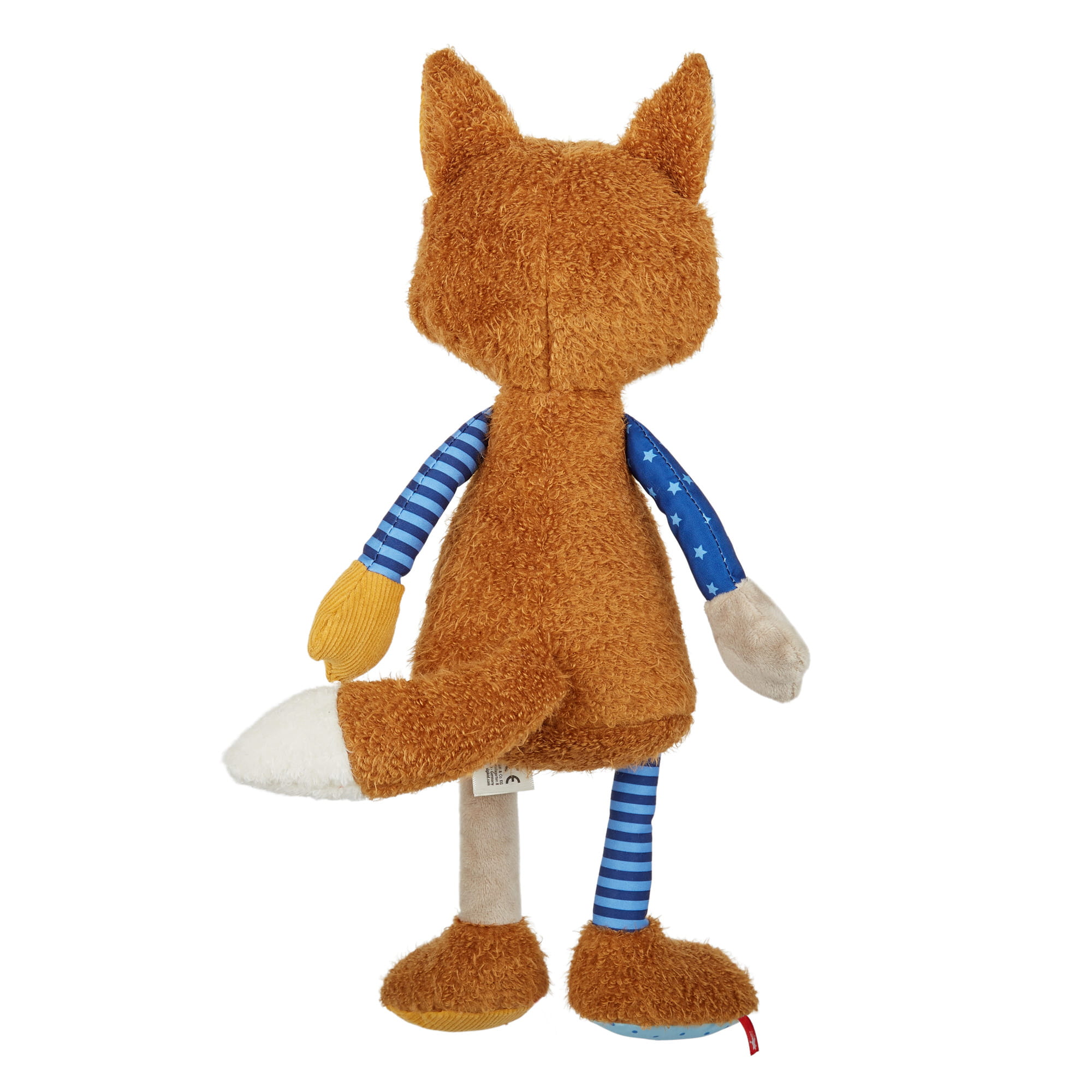 Pierwsza przytulanka Lis – pluszowa, patchworkowa maskotka 39 cm | sigikid