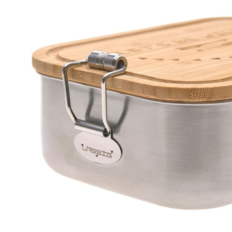 Lassig Lunchbox Stal Nierdzewna Bambus Garden Explorer