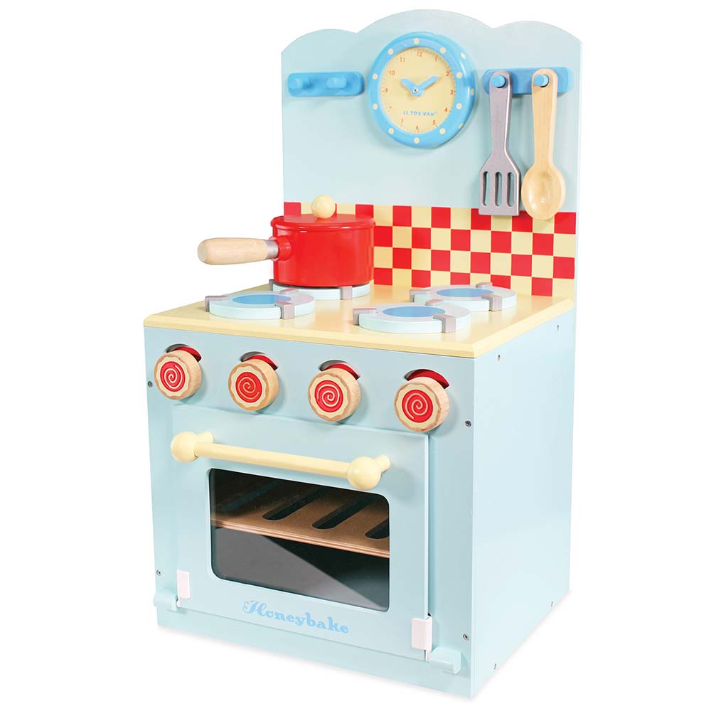 Le Toy Van Kuchnia Drewniana Niebieska FSC 3+