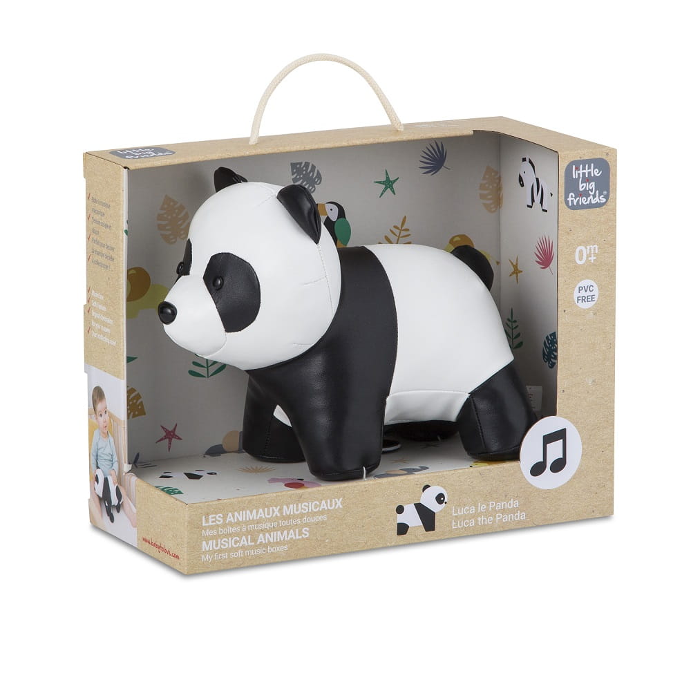 Little Big Friends Panda Luca przytulanka pozytywka 0+