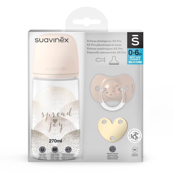 Suavinex Zestaw Spread Joy Serce Beżowy