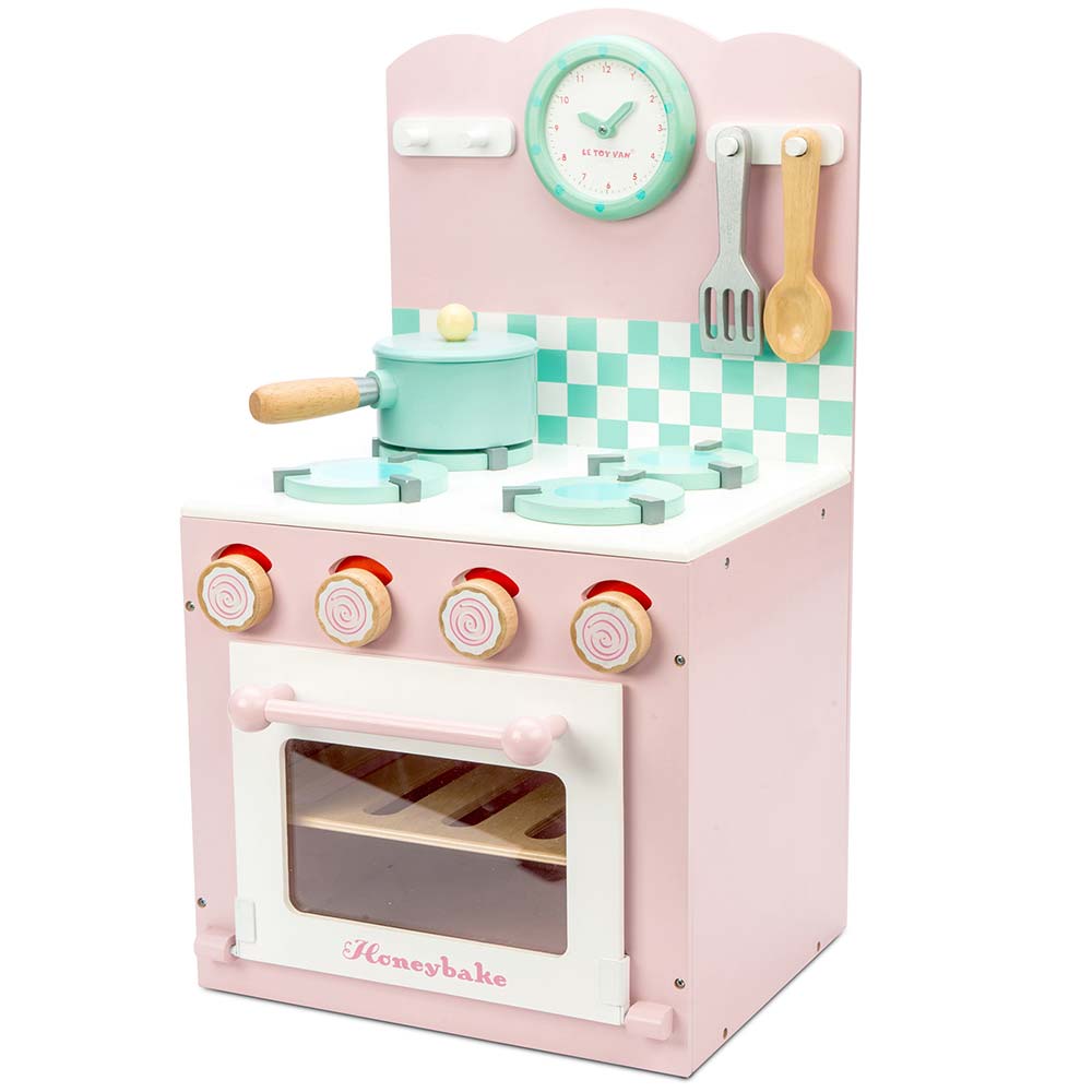 Le Toy Van Kuchnia Drewniana Honeybake Różowa FSC 3+