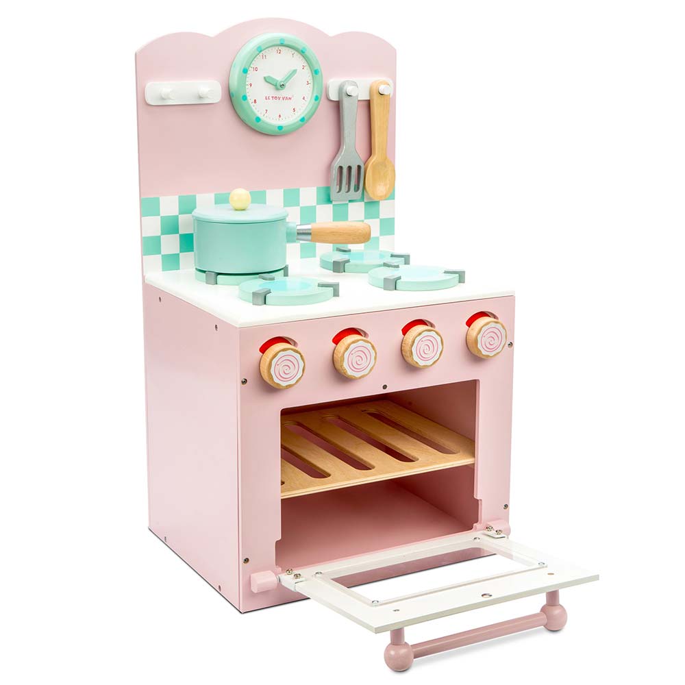 Le Toy Van Kuchnia Drewniana Honeybake Różowa FSC 3+