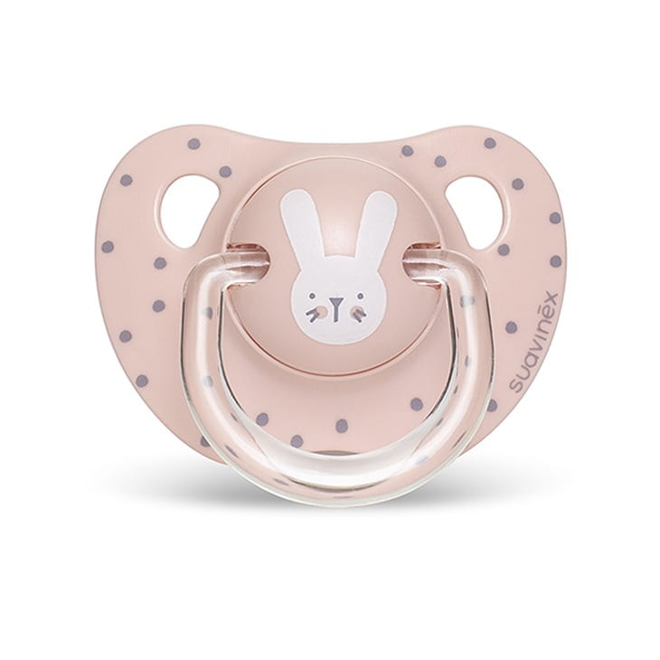 Suavinex Smoczek Anatomiczny HYGGE 18M+ Królik Różowy