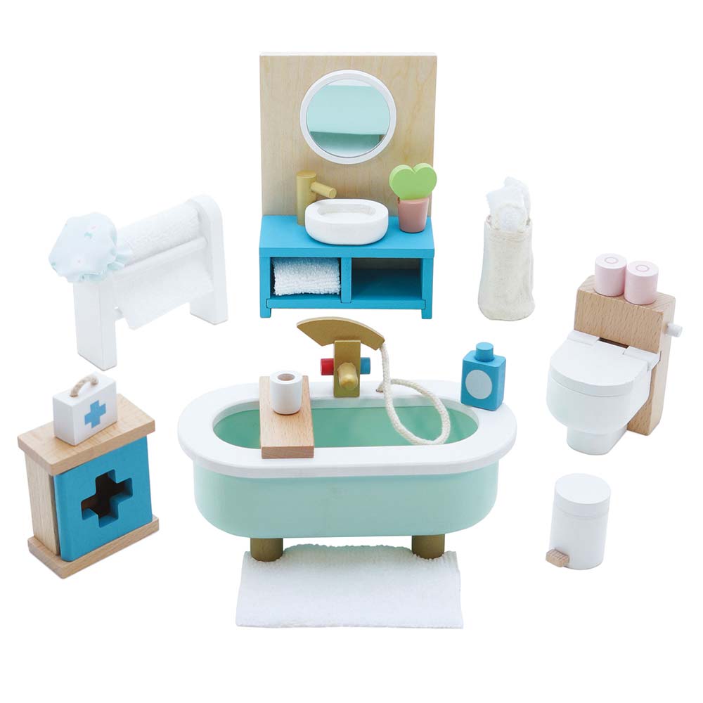 Le Toy Van Drewniane Mebelki Łazienka Daisylane | 3+