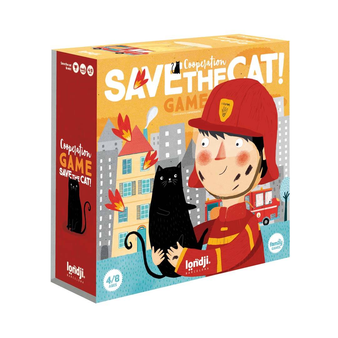 Londji Gra kooperacyjna Save the cat Uratuj Kotka 3+