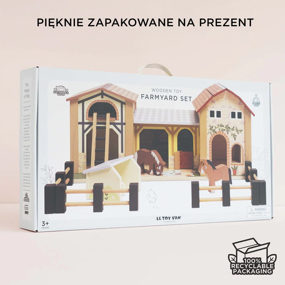Le Toy Van Drewniana farma z figurkami 3+