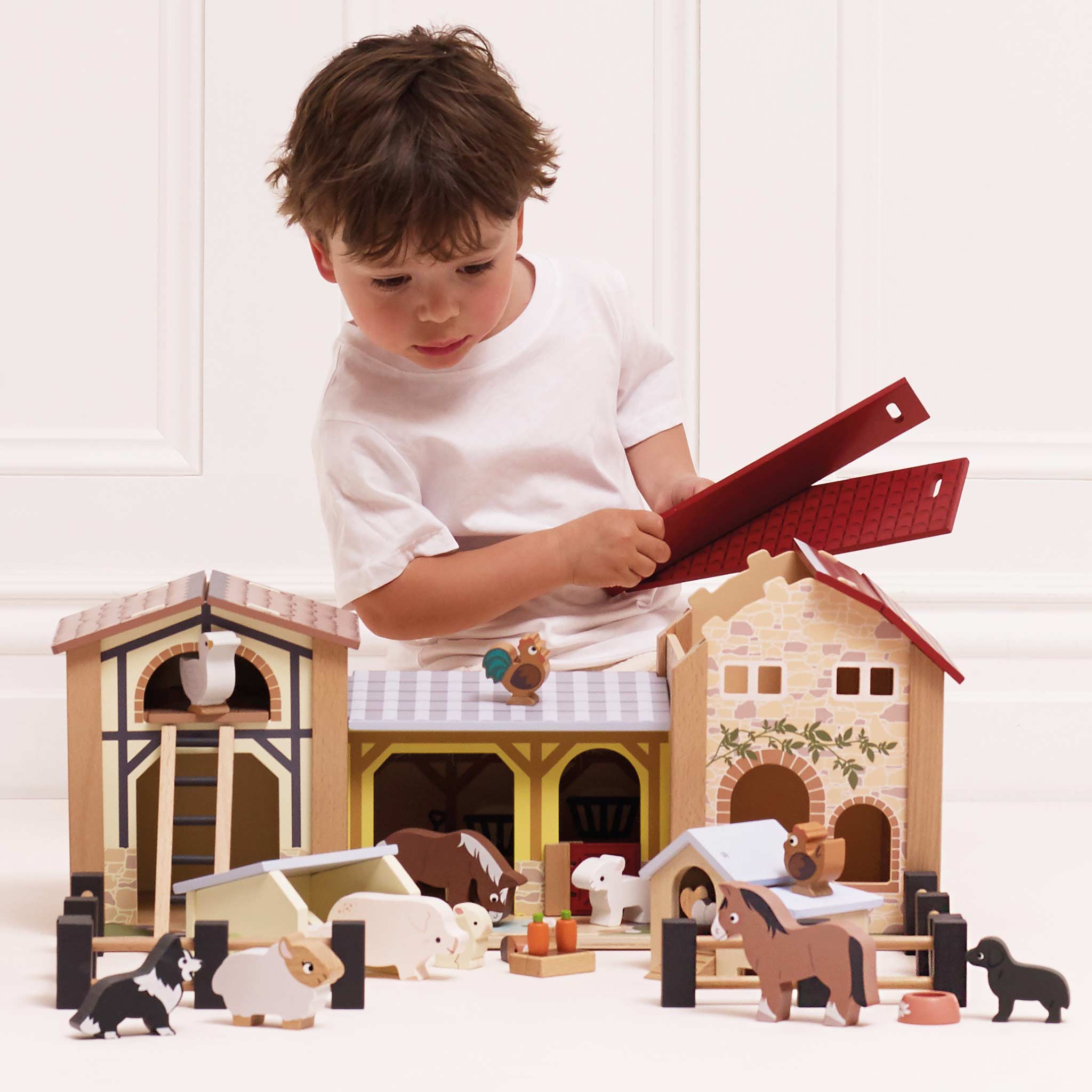 Le Toy Van Drewniana farma z figurkami 3+