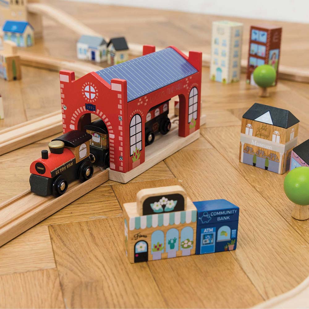 Le Toy Van Drewniana Kolejka Londyn 120el 3+