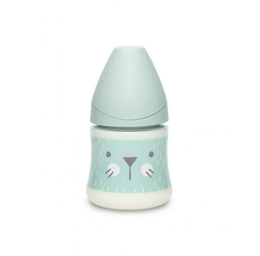 Suavinex HYGGE Butelka Antykolkowa 150 ml Miętowy Kotek 0+