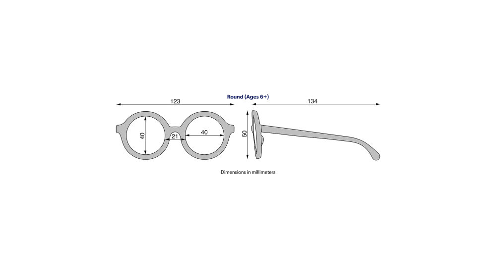 Babiators Okulary Round Sage 6+ Ochrona UV400