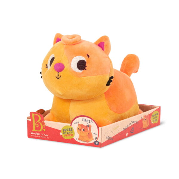 Btoys, Wobble ‘n’ Go Kitty - Wędrujący kotek z odgłosami – do nauki raczkowania