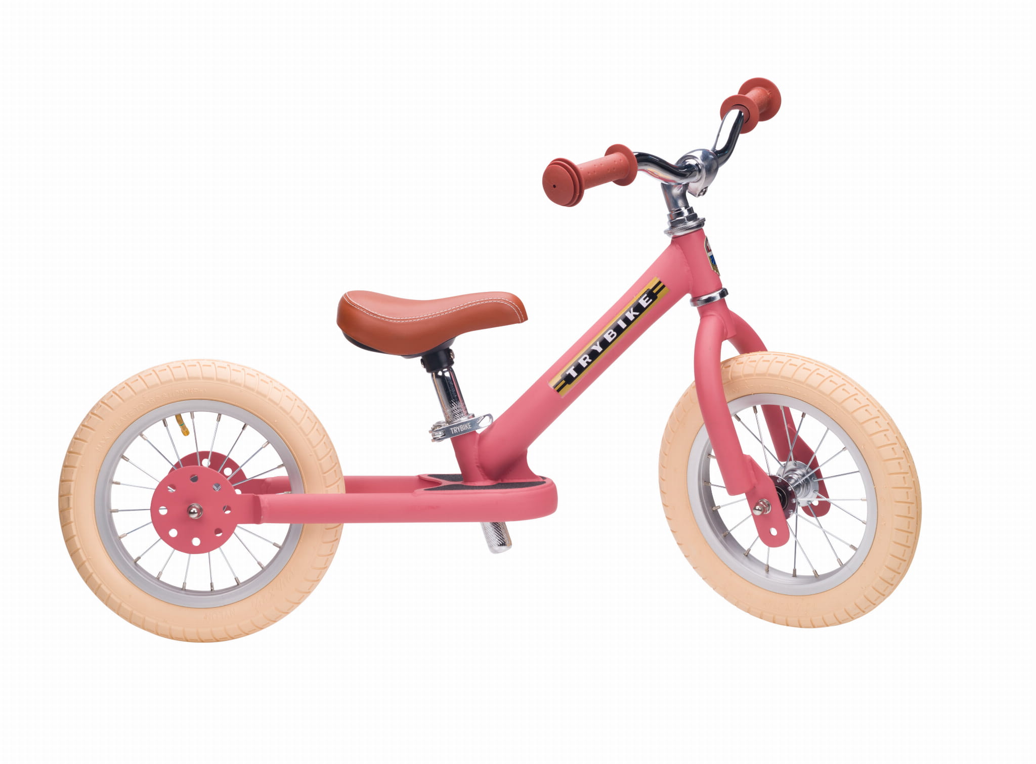 Trybike Rowerek Biegowy Balansujący Różowy 15m+ 