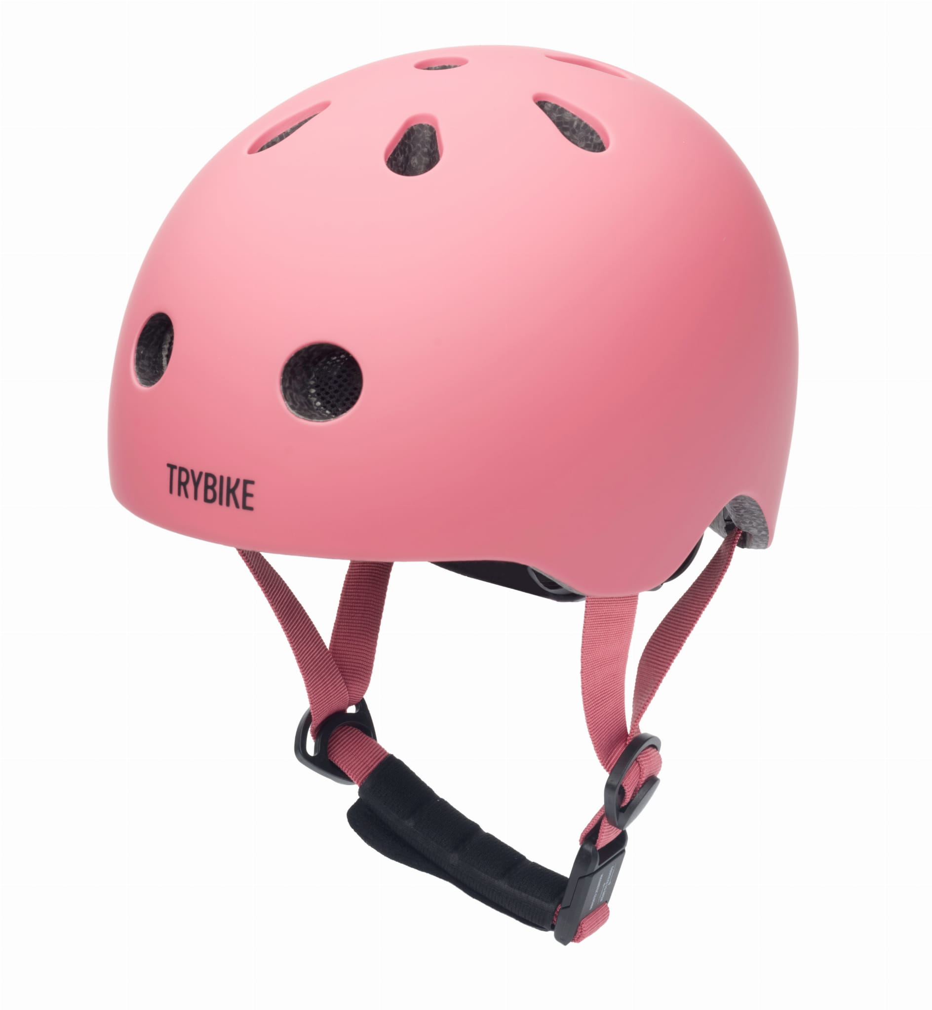 Różowy kask dziecięcy Trybike XS – rower, rolki, hulajnoga