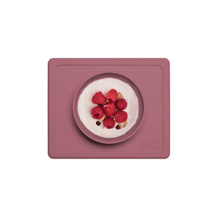 EZPZ Mini Bowl Miska z Podkładką Silikonowa Niemowląt Mauve